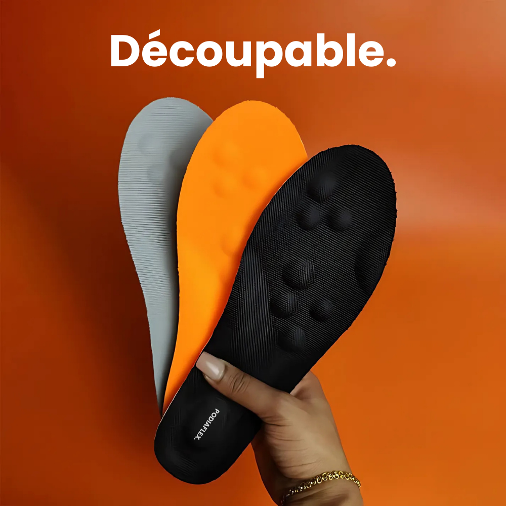 PodiaFlex™ - Semelles de massage orthopédiques