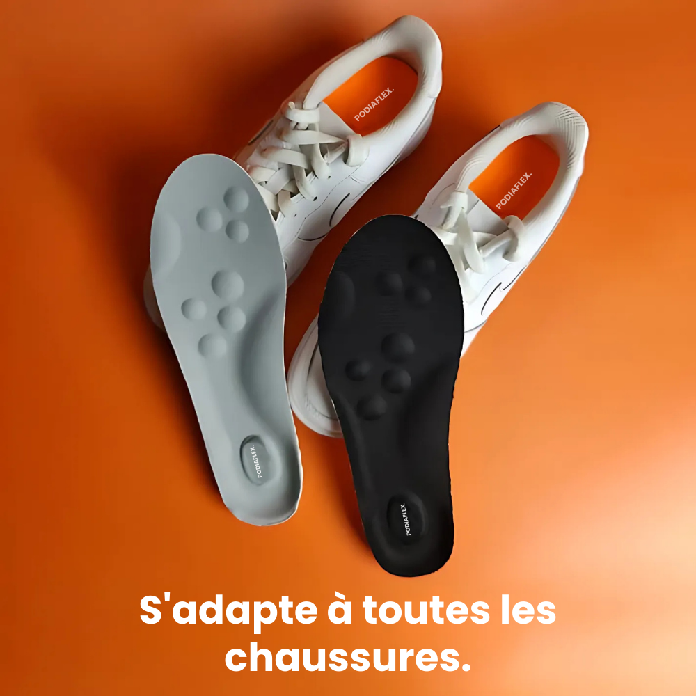 PodiaFlex™ - Semelles de massage orthopédiques