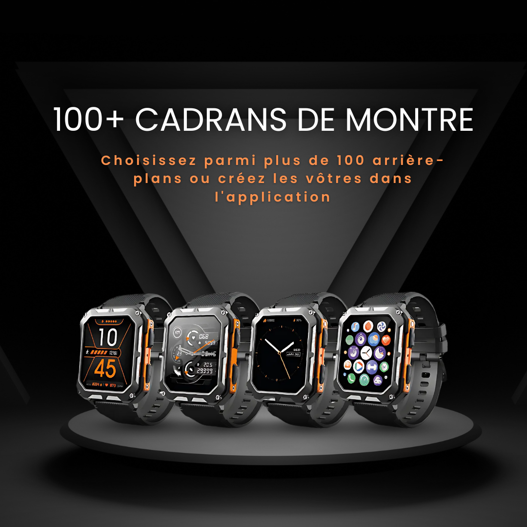 AegisX - La Montre Connectée Incassable (14 jours d'autonomie!)