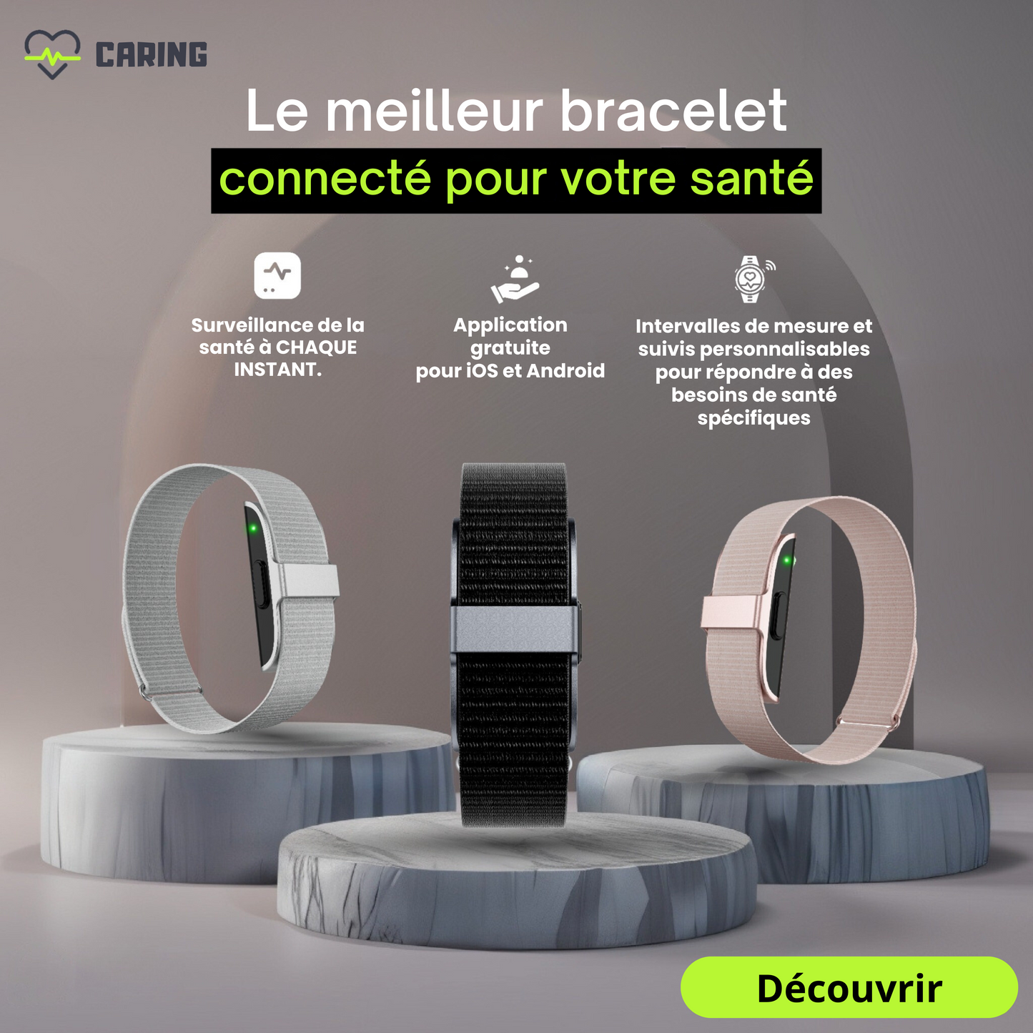 Caring™ - Bracelet Santé Magique