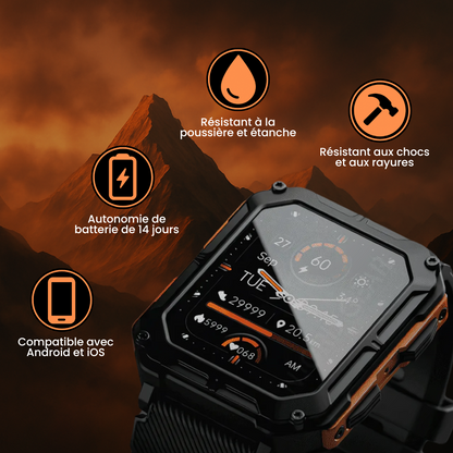 AegisX - La Montre Connectée Incassable (14 jours d'autonomie!)