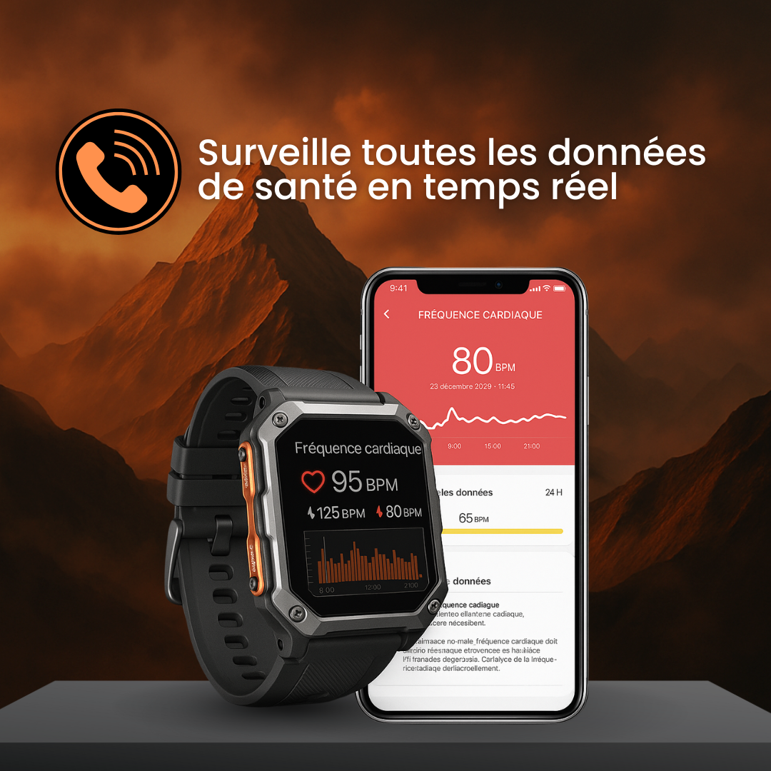 AegisX - La Montre Connectée Incassable (14 jours d'autonomie!)