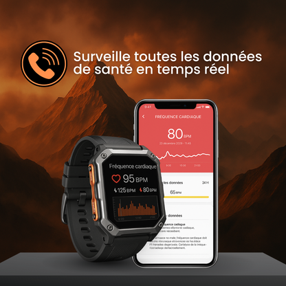 AegisX - La Montre Connectée Incassable (14 jours d'autonomie!)