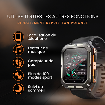 AegisX - La Montre Connectée Incassable (14 jours d'autonomie!)